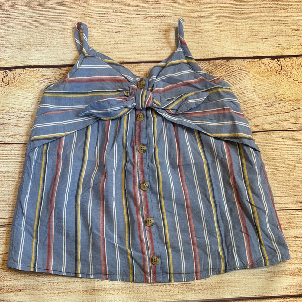 Abercrombie Kids Blue Tie Front Camisole